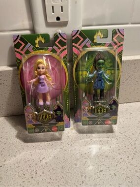 Wicked Elphaba & Glinda Movie Small Doll Mattel 2025  Mini Figure. NIB